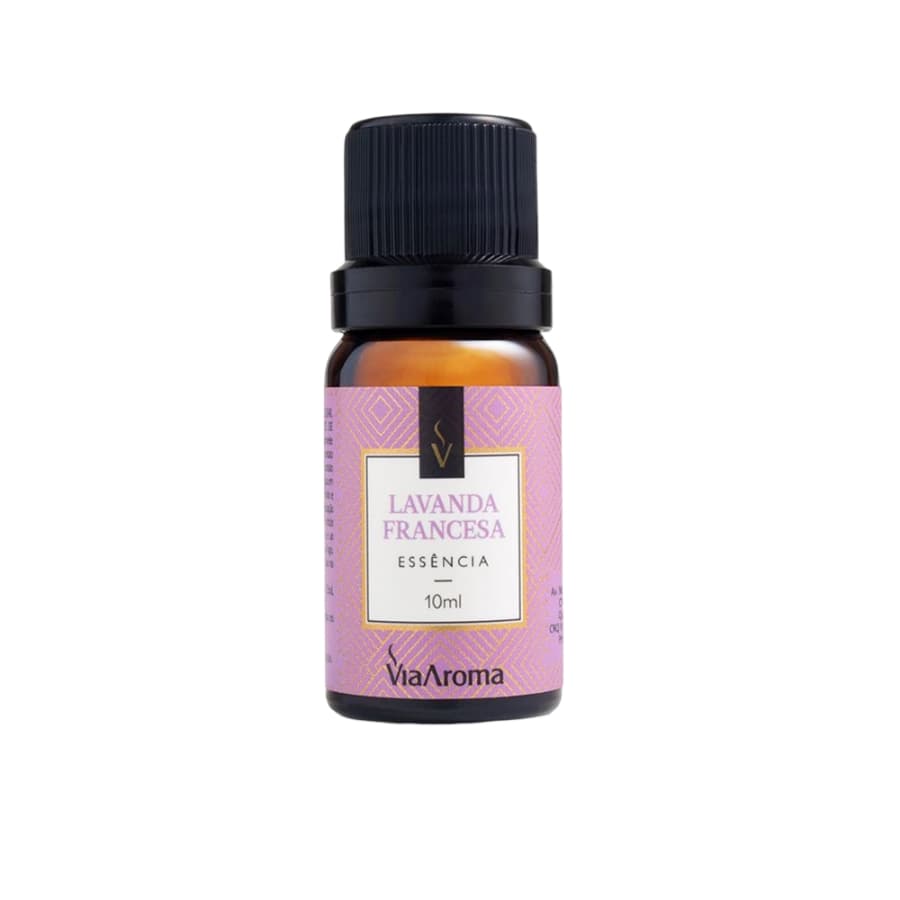 ESSENCIA VIA AROMA LAVANDA FRANCESA 10ML PARA DIFUSOR ELETRICO