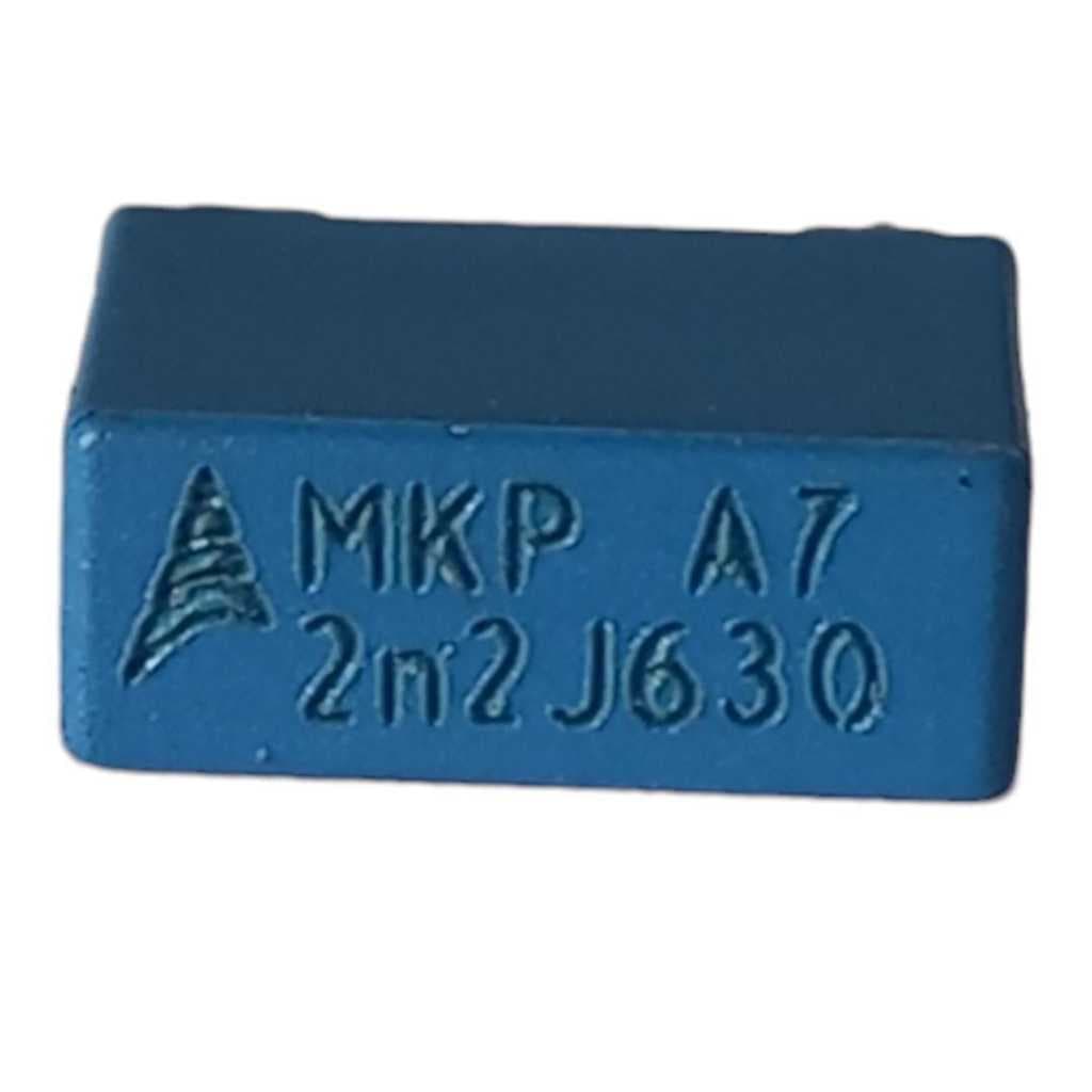 Kit com 10 Capacitor Poliester 2,2NF/630V 5% P:7,5MM B32620A6222J