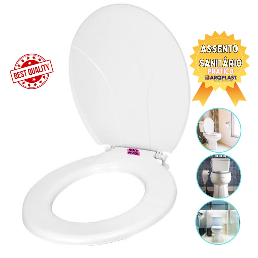 Assento Sanitário Arqplast: Conforto, Durabilidade e Design Sofisticado para o Seu Banheiro Tampa p Privada