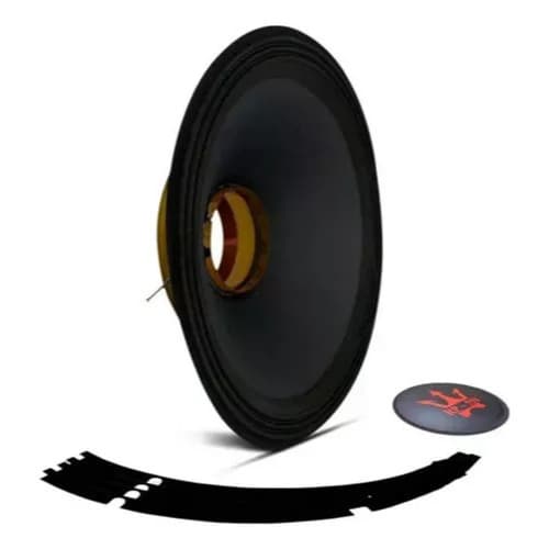 Kit Reparo Alto Falante 8 Pol Magnum 550w 4 Ohms Medio Grave