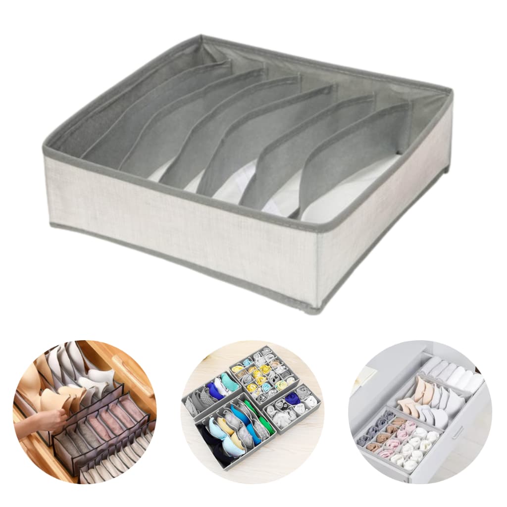 Organizador Gaveta Roupa Colmeia Sutia Rasteirinha 7 Divisorias