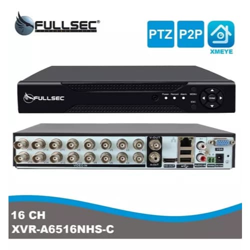 Dvr Stand Alone Xvr 6 Em 1 16 Canais 1080p P2p Xmeye Fullsec Bilvot