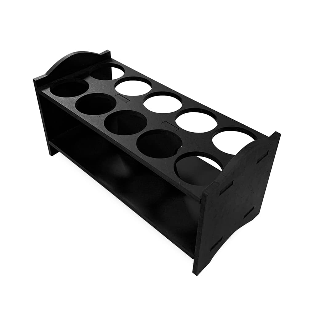 1 Suporte MDF Resistente Organizador de Pote Tempero e Especiarias para Cozinha