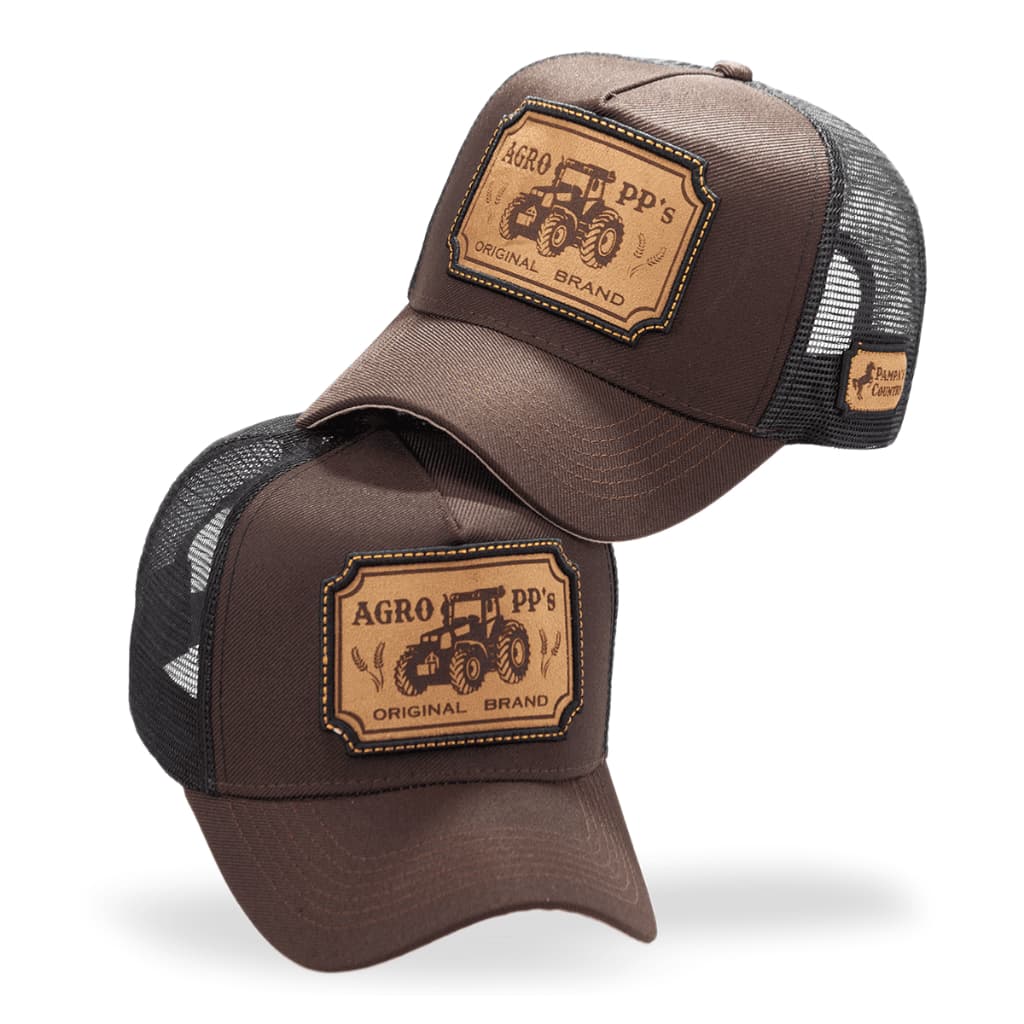 Boné Trucker Telinha Aba Curva Agro TXW Trator Varias Cores