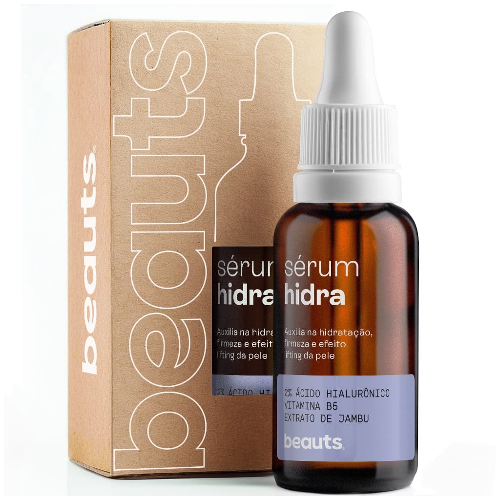 Sérum Hidratante com Ácido Hialurônico 2% e Vitamina B5 | Pele Firme e Macia | Beauts