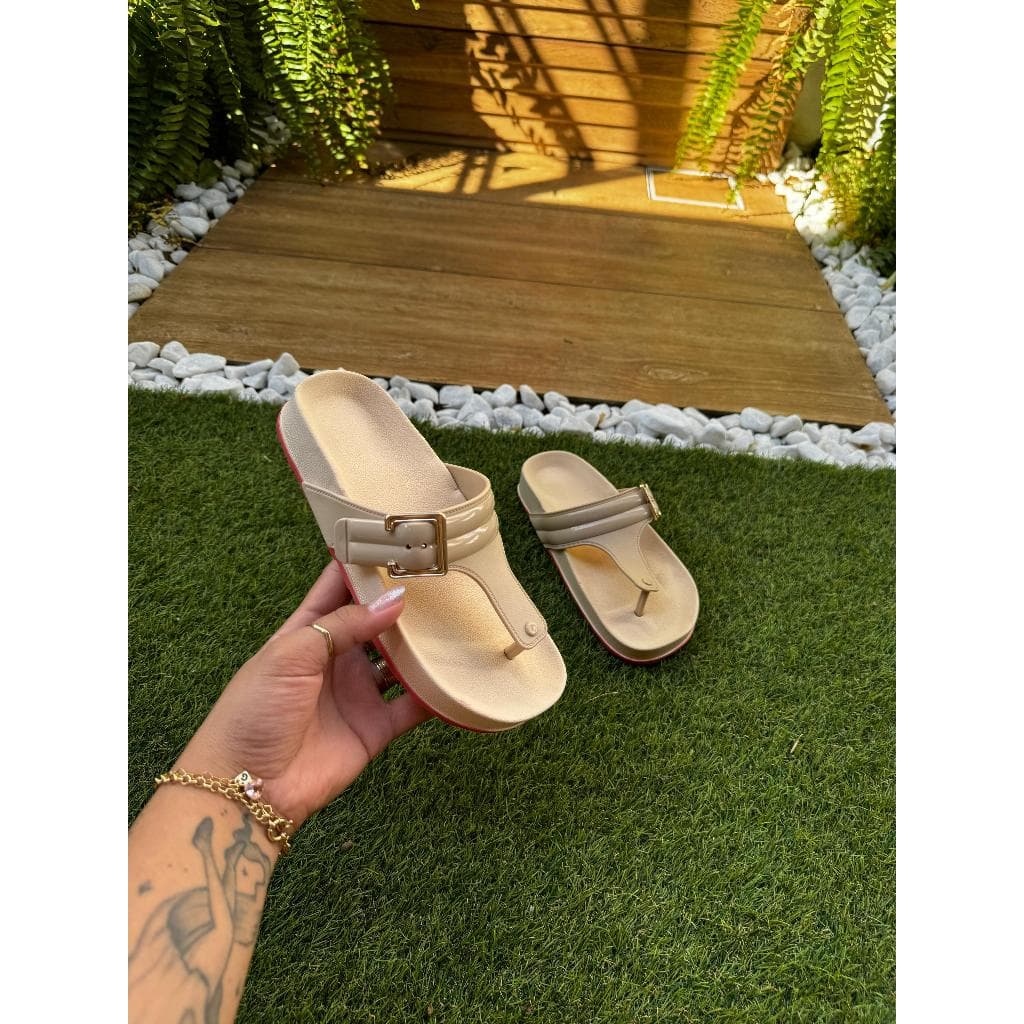 Rasteirinha Sandalia Papete Chinelo Feminina - Diversas Cores
