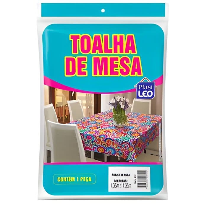 Plast Leo Toalha de Mesa Estampada Retangular