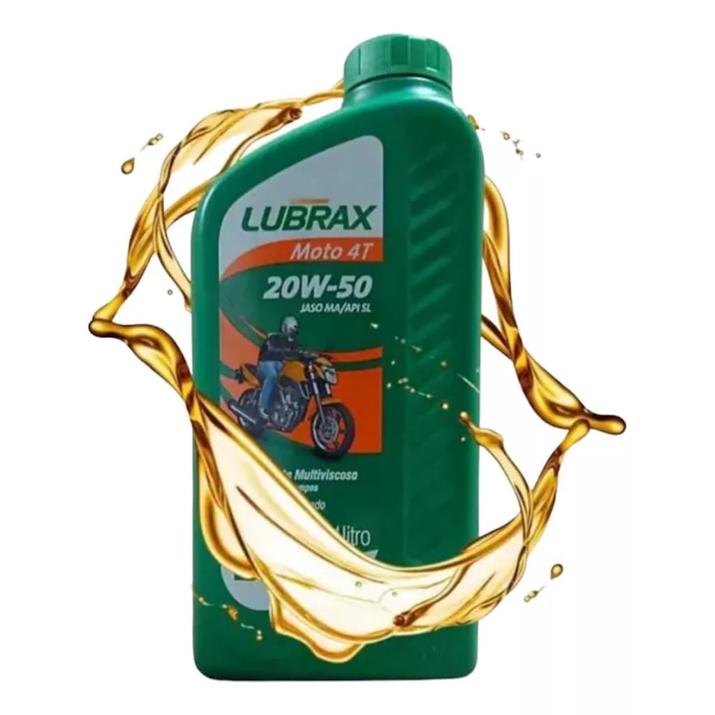 Óleo Lubrax 20W50 Lubrificante Mineral Moto 4T SAE 1L