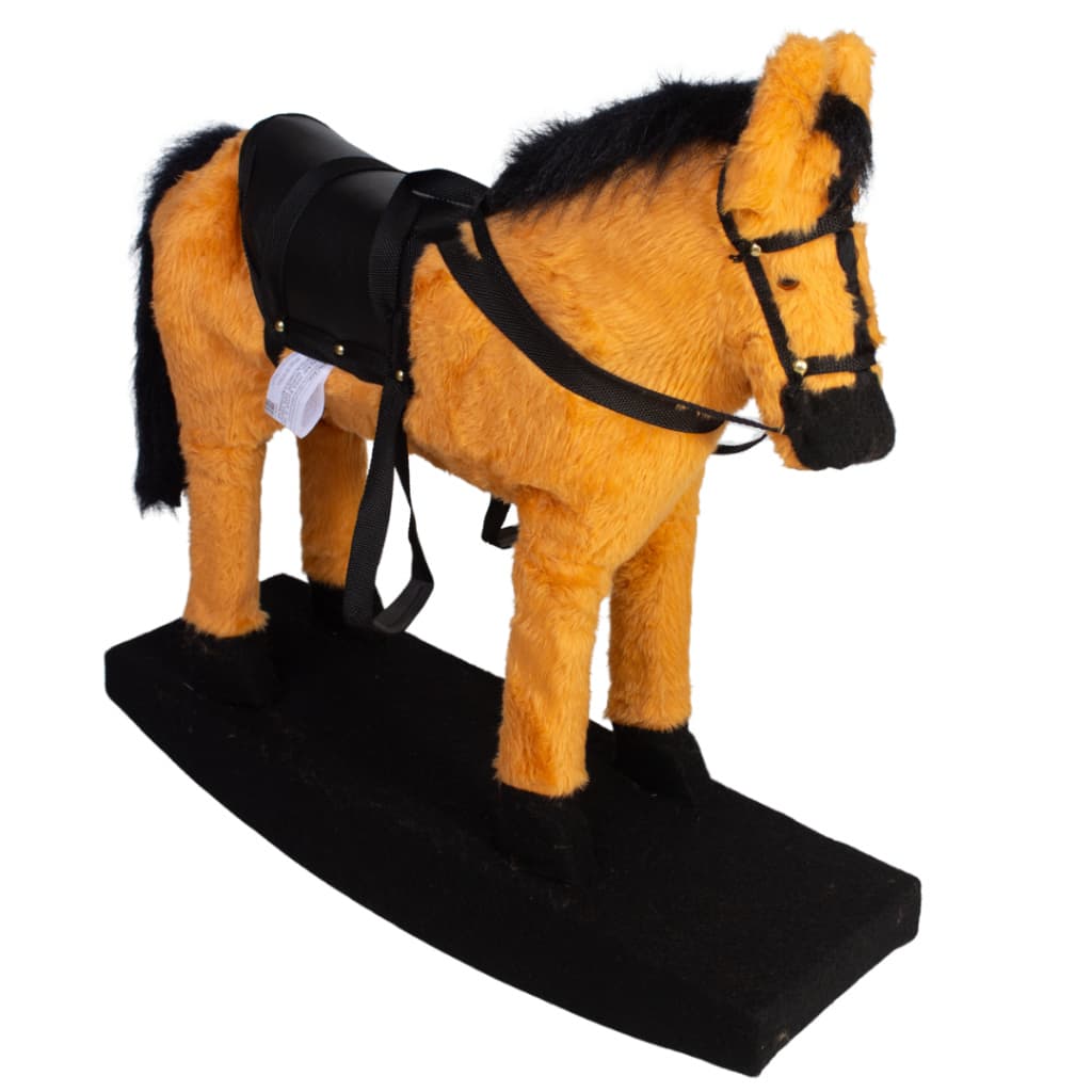Cavalinho Brinquedo Balanço artesanal madeira pelucia Ponei