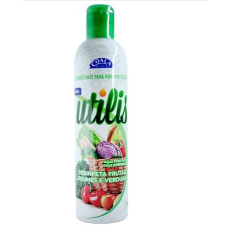 Desinfetante para Frutas Verduras Legumes 300 ML Utilis
