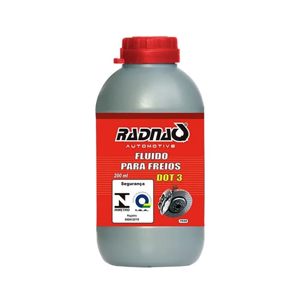 FLUIDO FREIO DOT 3 200ML RADNAQ