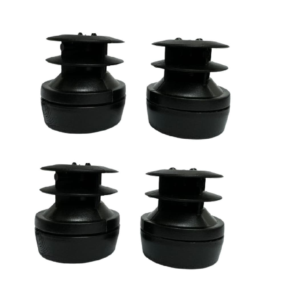 Pé Ponteira P/tubo 29mm 1x1/4 Regulável Mesa Movel (4 Peças)