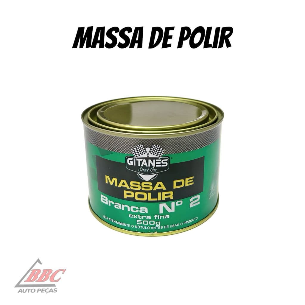 Massa De Polir Branca Nº 2 500g Gitanes Extra Fina