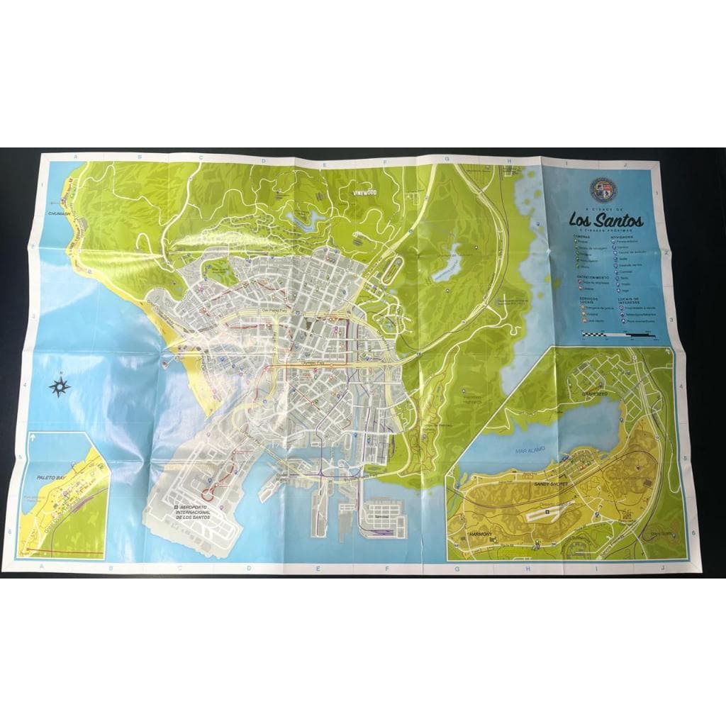 mapa gta 5 original do jogo , ps3