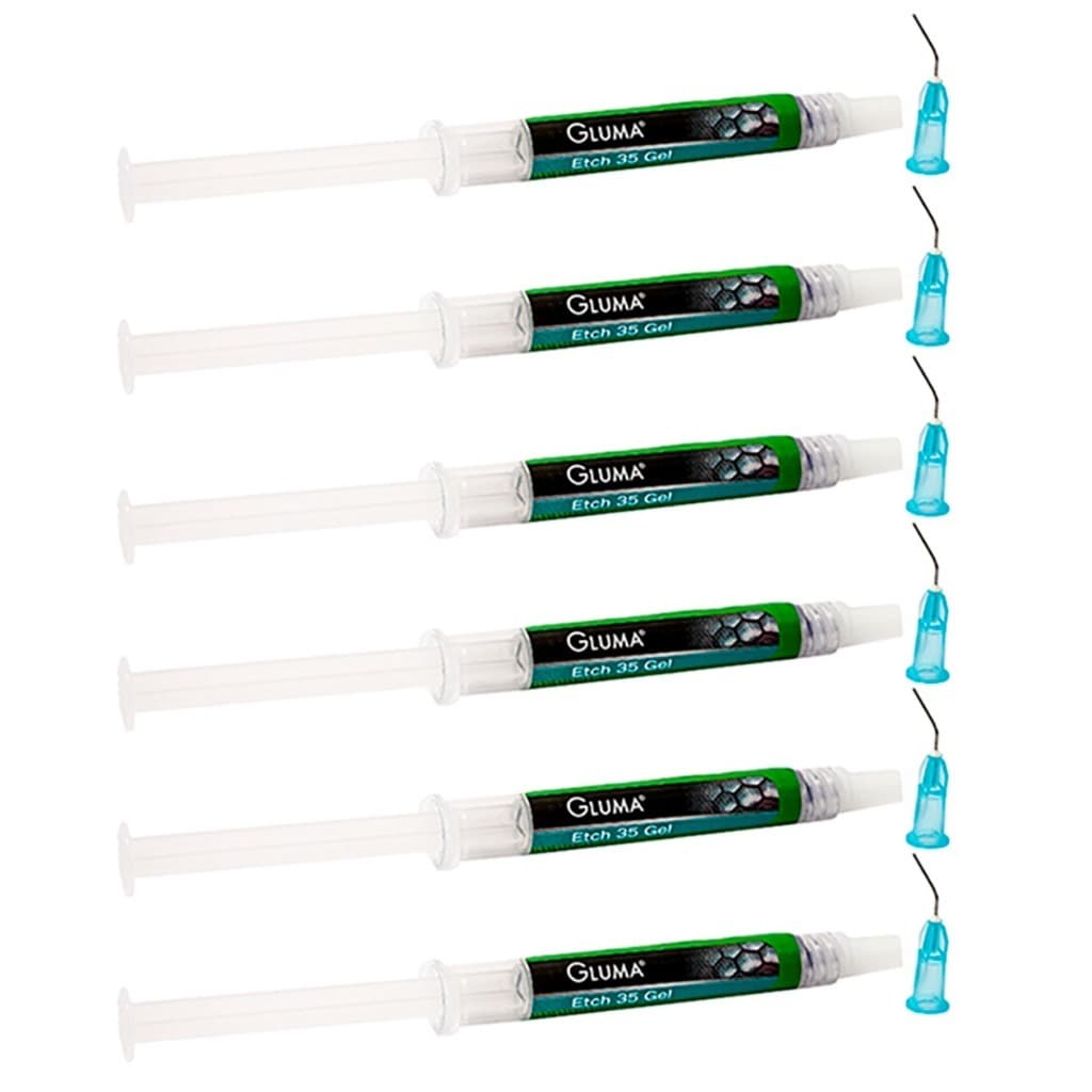Kit C/ 6 Condicionador Fosfórico 37% Esmalte Dentina