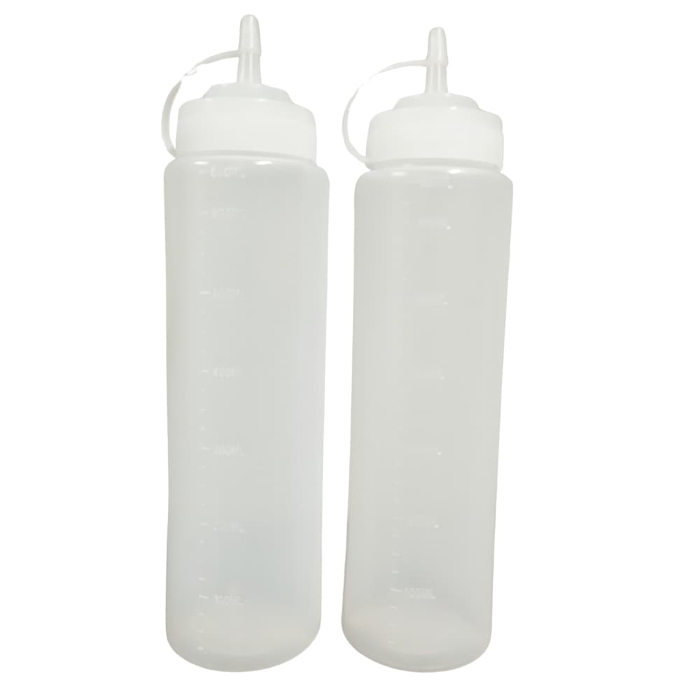 Kit 2 Bisnagas Flexivel Profissional 700ml - Ótima para Restaurantes e Hamburguerias