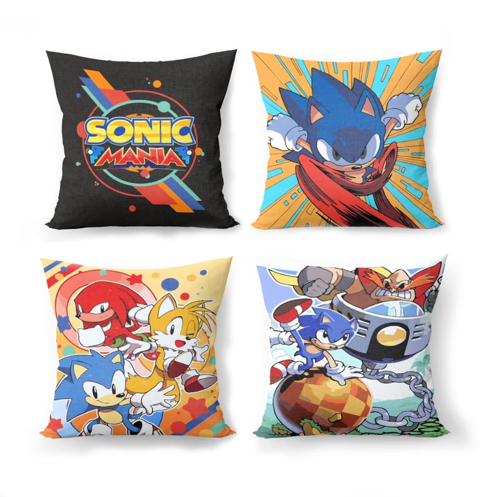 Capas de Almofadas Personalizadas Sonic