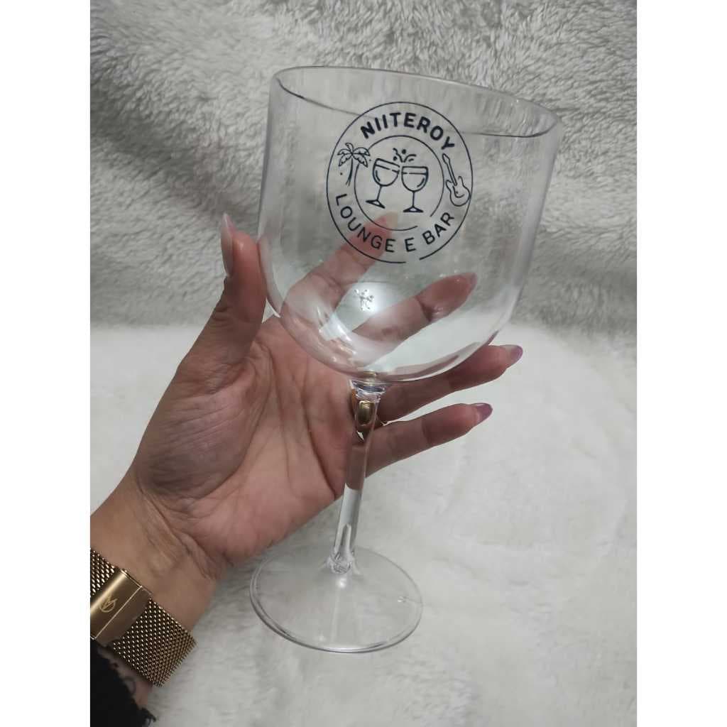 Kit 10 Taças de Gin personalizada acrilico tansparente