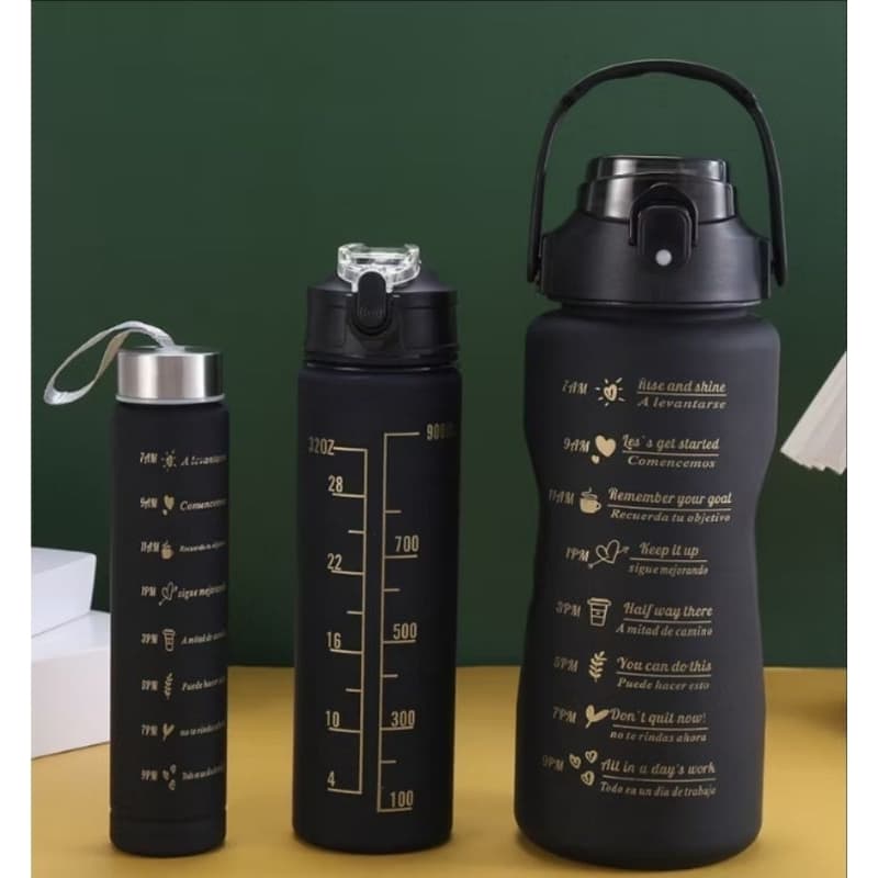 Garrafas de Incentivo kit 3 garrafas