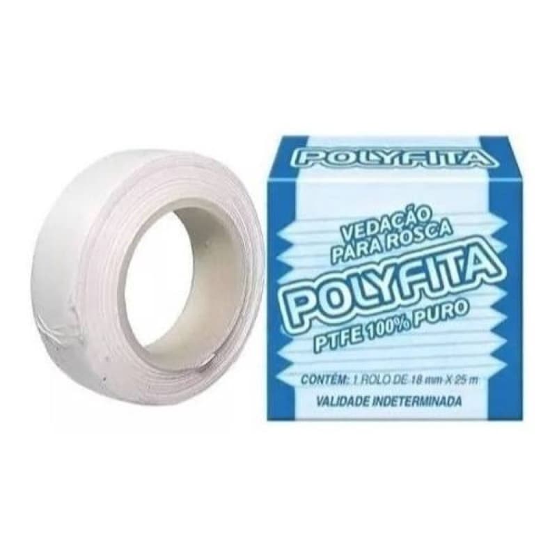 Fita Veda Rosca 10mt | 25mts | 50mts | Polyfita PROMOÇÃO