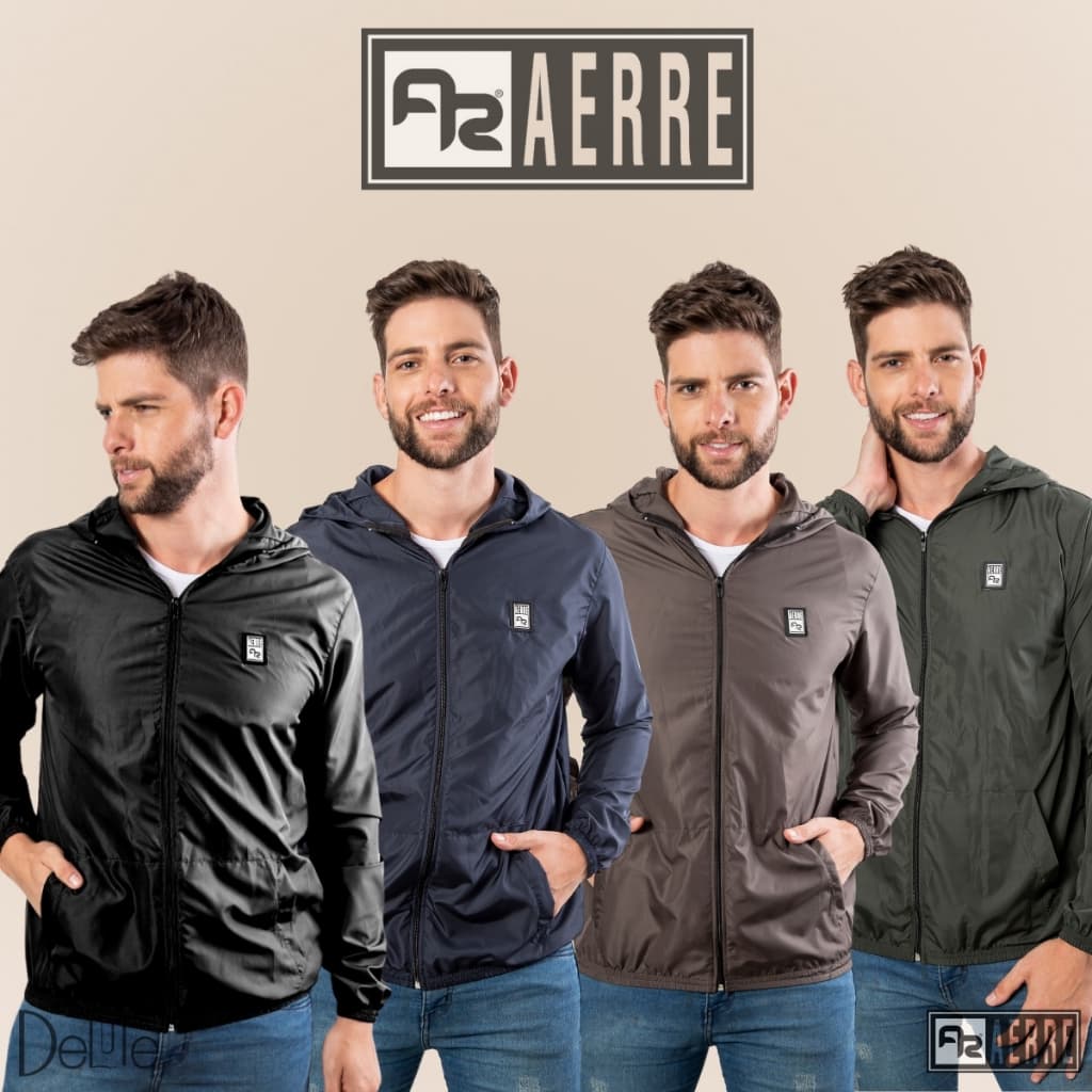 Jaqueta Corta Vento Masculina Adulto Com Capuz Para Frio e Inverno Sem Forro Ótima Qualidade