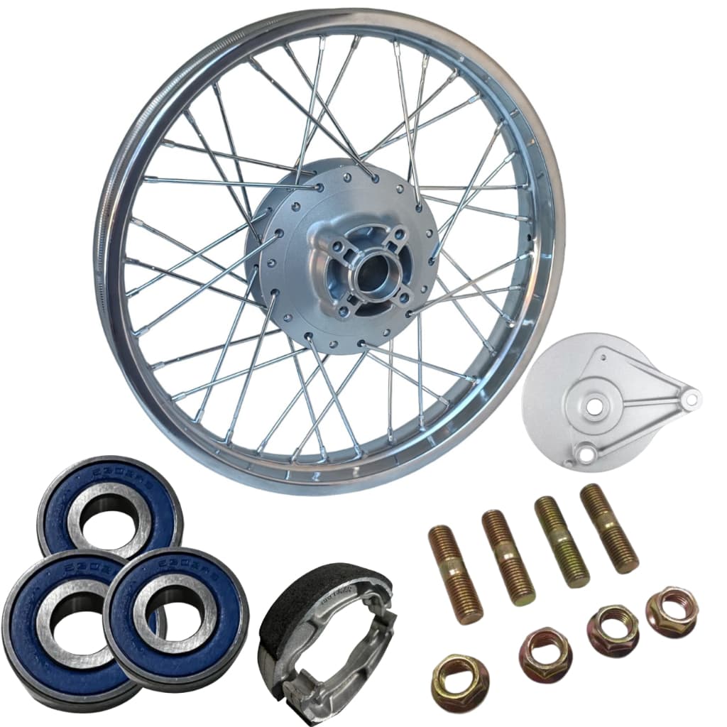 Roda Traseira Raio 4mm Fan 125 2009 Á 2022 Com Rolamento espelho lona prisioneiro