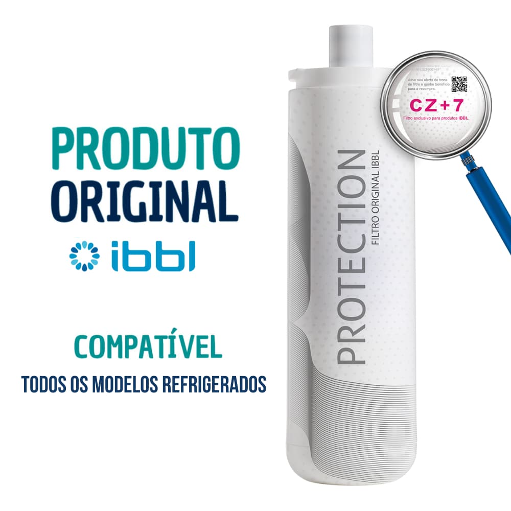Refil Filtro Vela CZ+7 Protection Original Purificador de Água IBBL