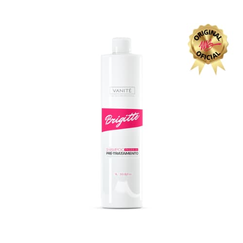 Brigitte 1L - Shampoo Premium Antirresíduos Pré Tratamento Progressiva Escova | Pré Alisamento - 1000ML