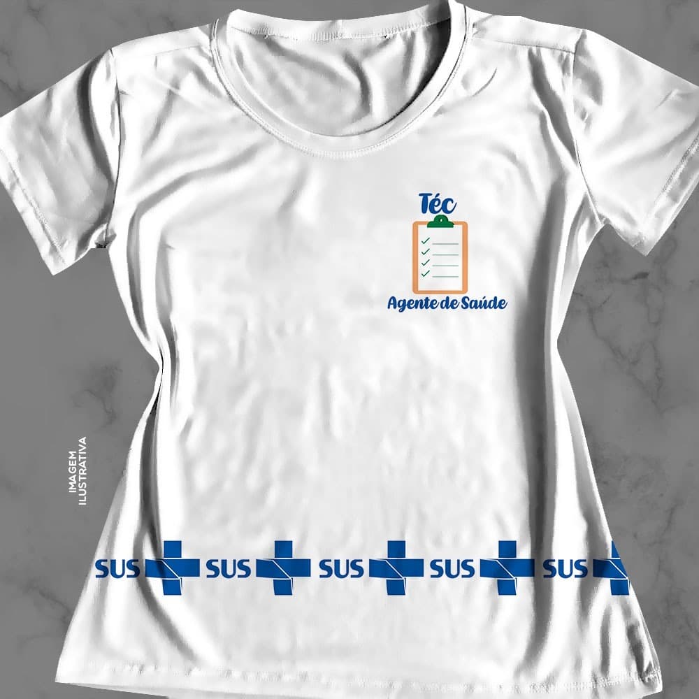 Camiseta Téc de Agente de Saúde