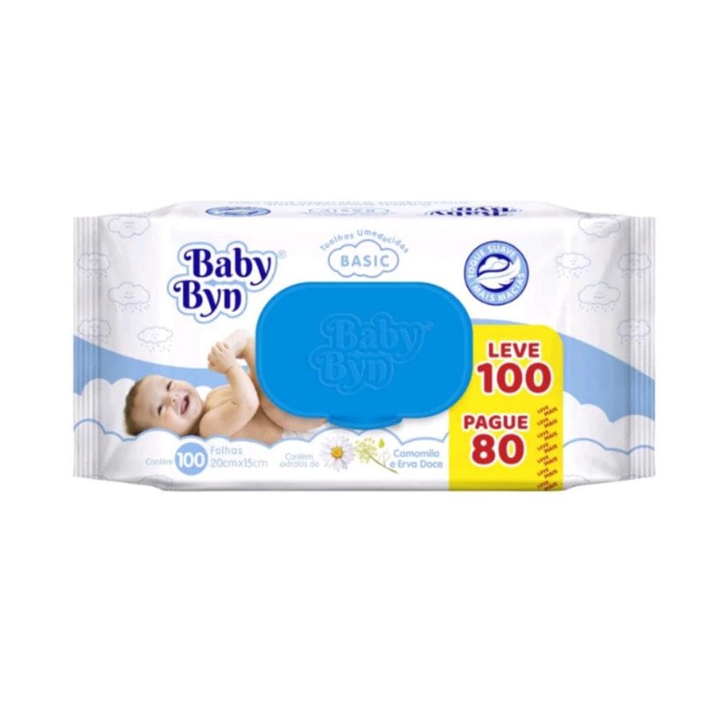 Toalhas Umedecidas Baby Byn Leve 100 Pague 80