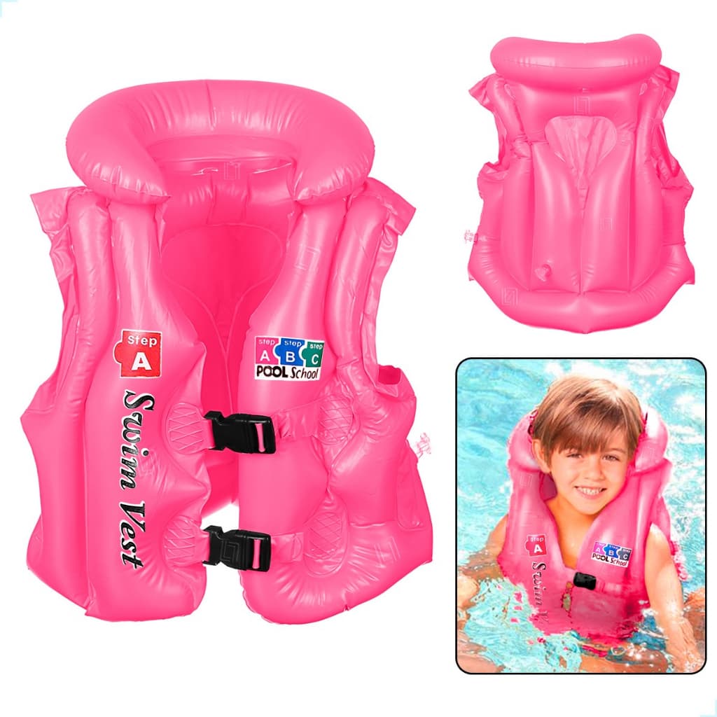 Colete Praia Piscina Crianca Infantil Bóia Inflável Cores