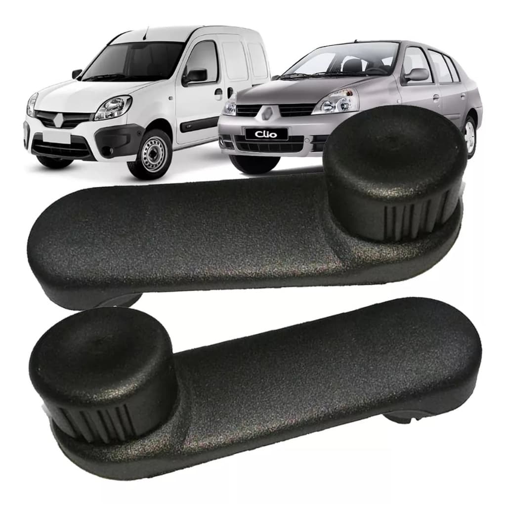 Par Manivela Reguladora Vidro Kangoo Clio Scenic Sandero Logan Megane
