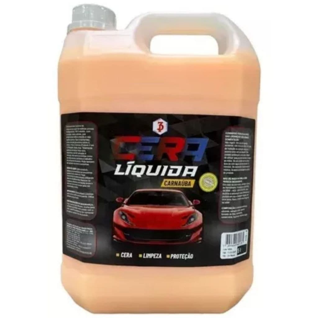 Cera Líquida De Carnaúba Automotiva 5L 3Poderes