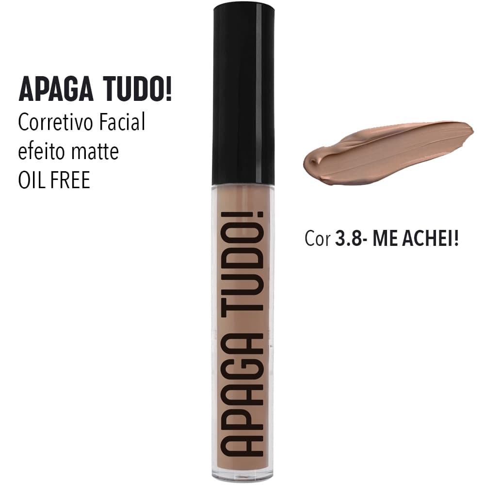 Corretivo Facial Líquido Apaga Tudo! Koloss cor 3.8 - Me Achei