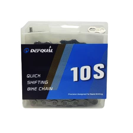 Corrente 10v 116 Elos X10 Prata Bicicleta Indexada Bike 10v