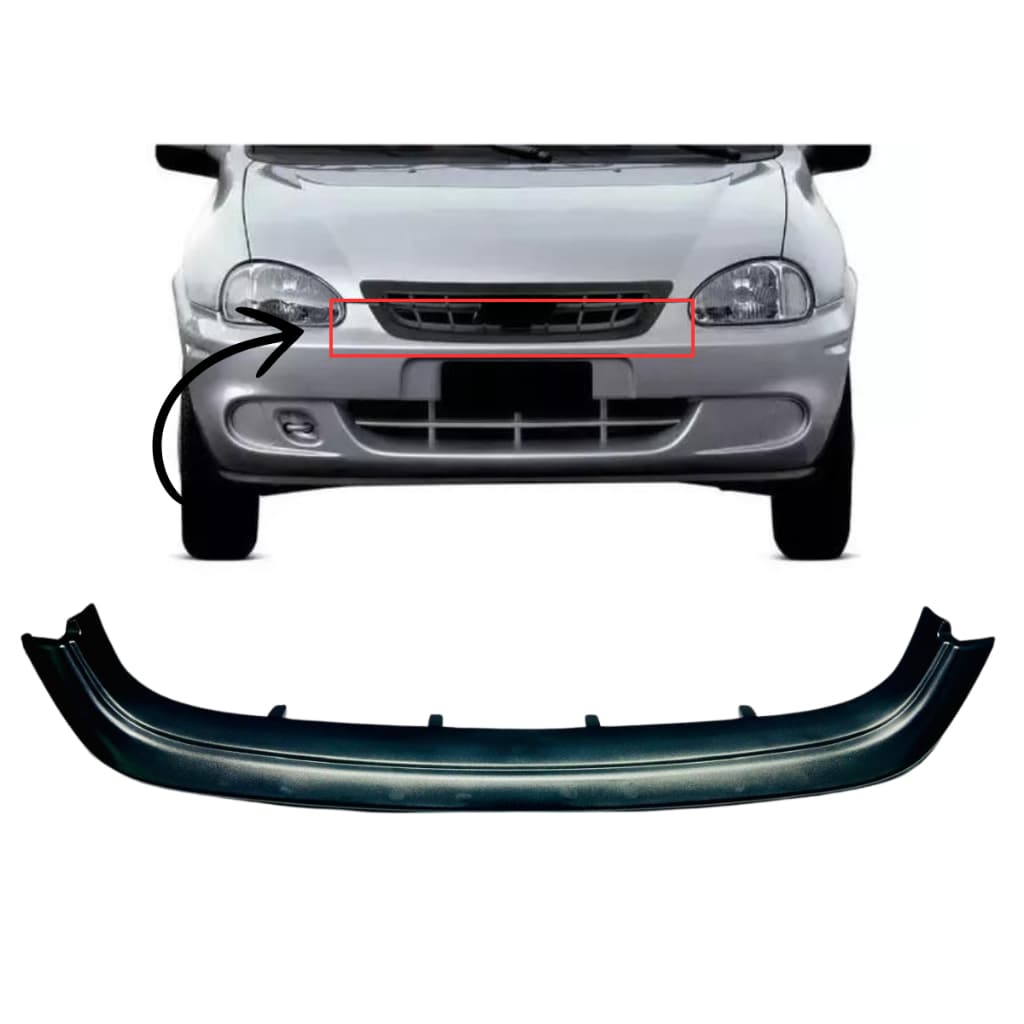 Grade Inferior E superior Radiador Corsa Classic Bigode Do Parachoque Inferior 2009 2010