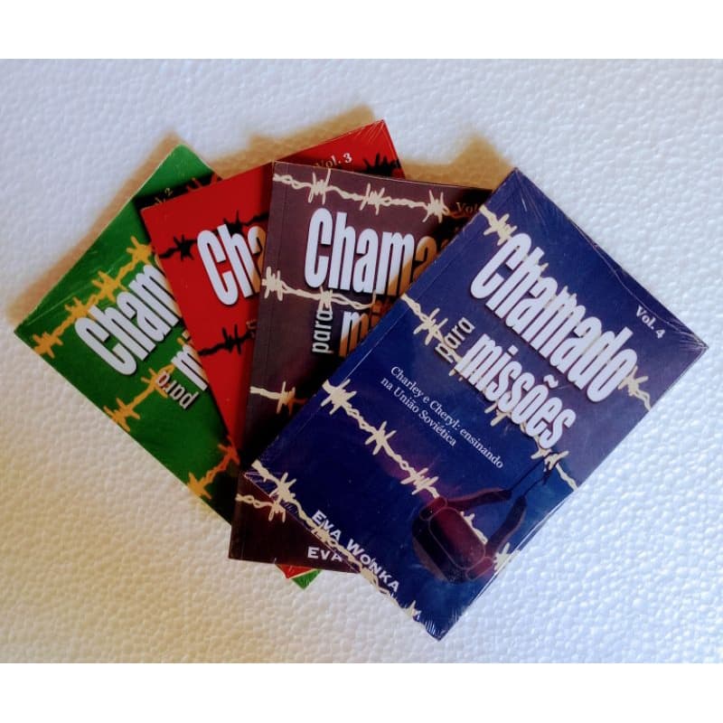 Coleção Livro Chamado Para Missões Vol.1, Vol.2, Vol.3 e Vol.4 por APENAS 29,99