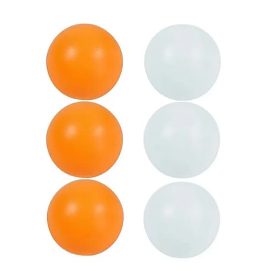 Kit com 6 Bolinhas de Ping Pong Tênis de Mesa 4cm