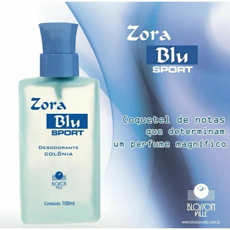 Zora Blu Sport Desodorante Colônia Blosson Ville 100 ml