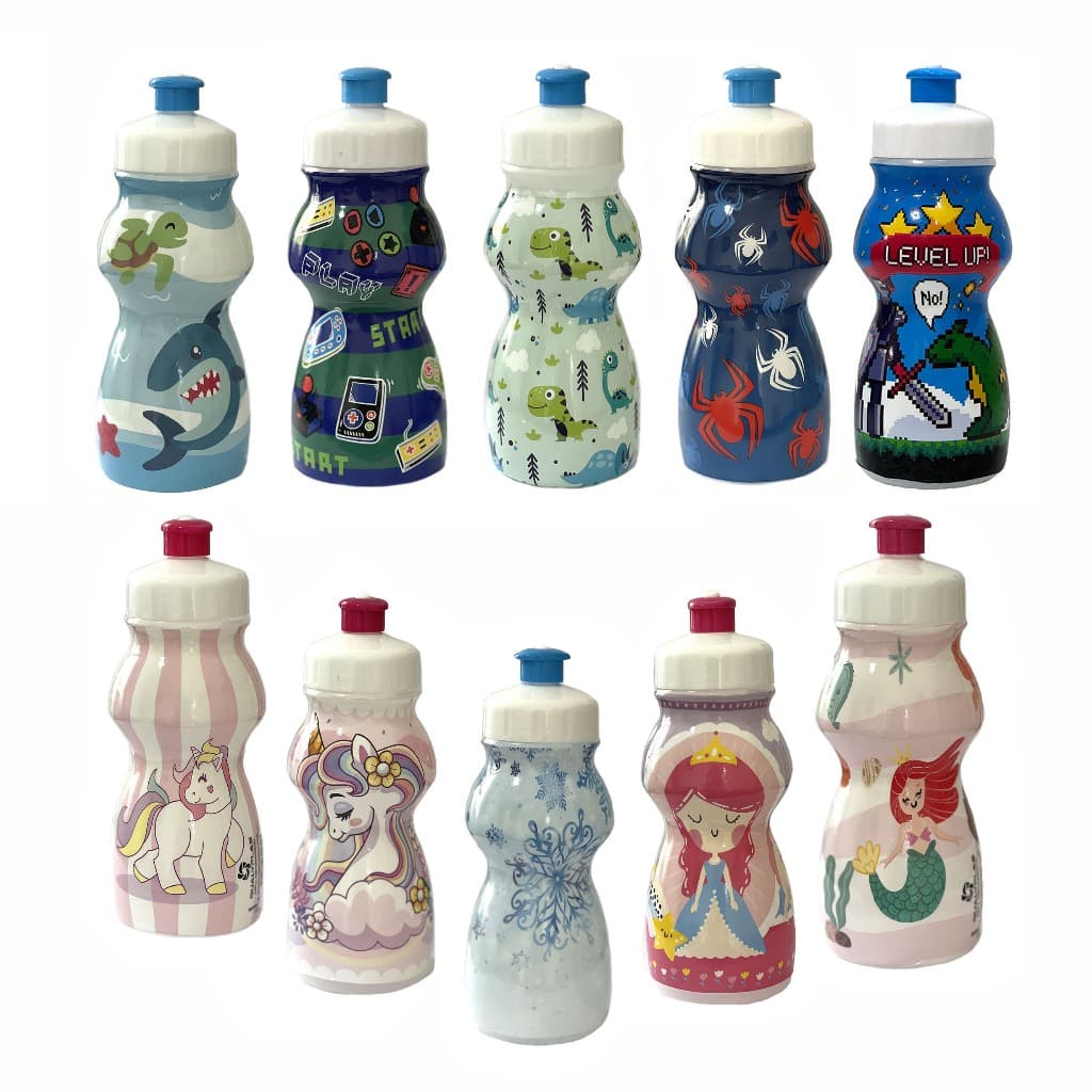 30 LINDAS garrafinhas squeeze infantil modelos variados lembrancinhas crianças kit