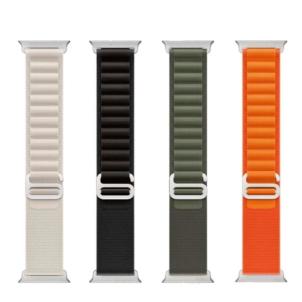 Pulseira Alpino Para Smartwatch Relógio Nylon Elástica Design Moderno Ultra Série 3 4 5 6 7 8 Pulseira