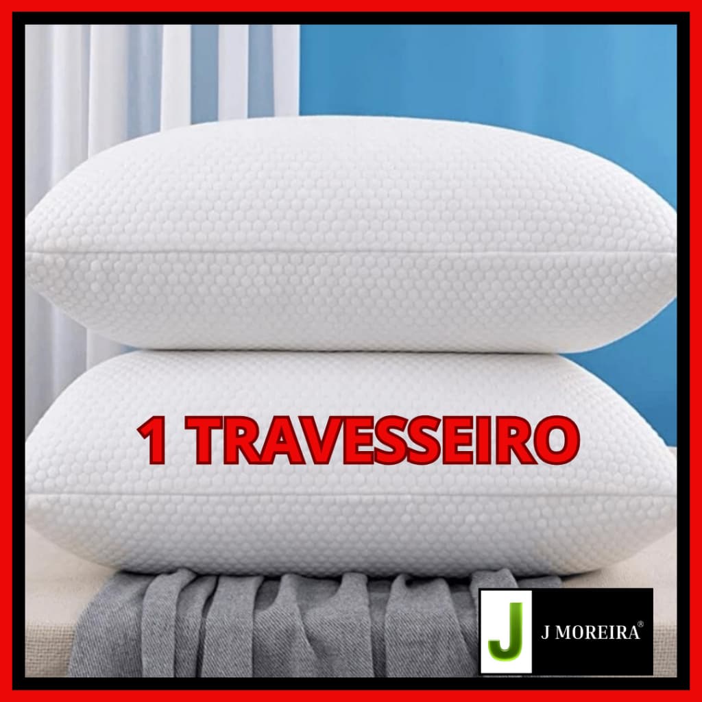 Travesseiro Nasa Flex Alto Suporte Medio Comfort Antialergico Original