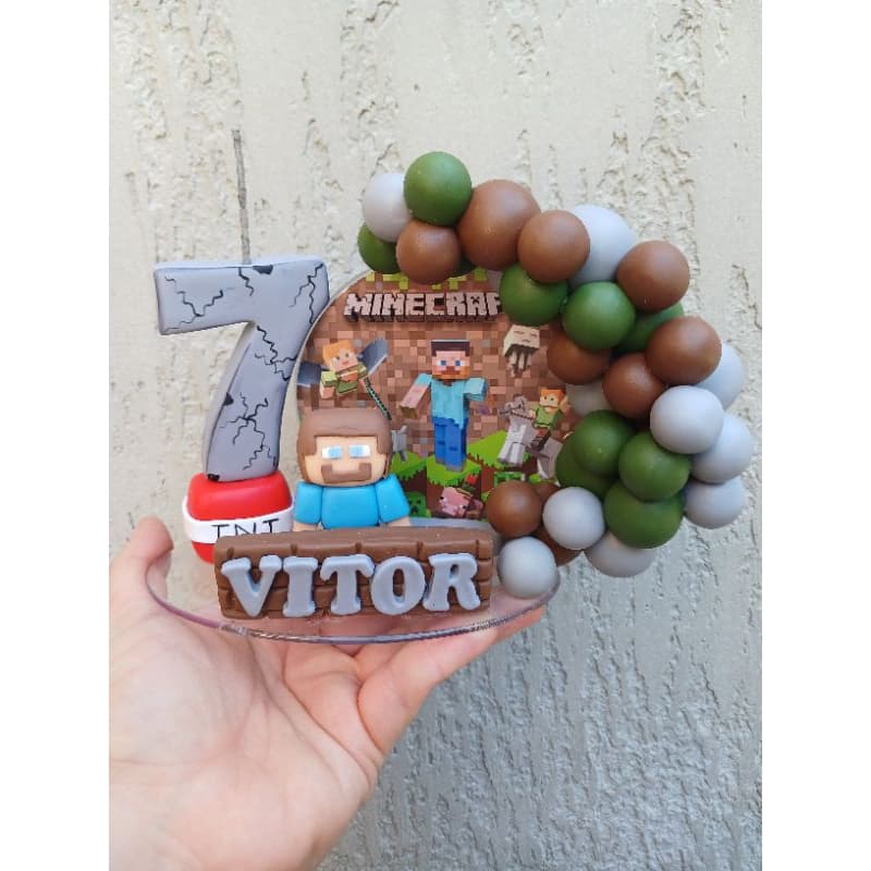 vela em biscuit Minecraft