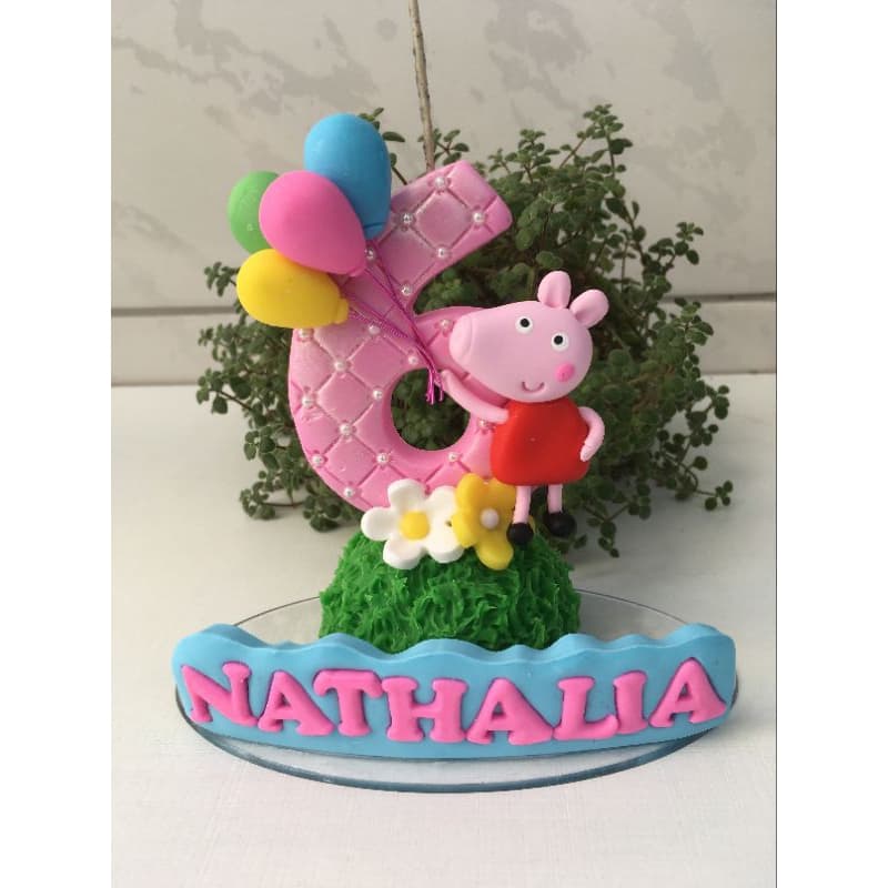 vela de biscuit da  Peppa