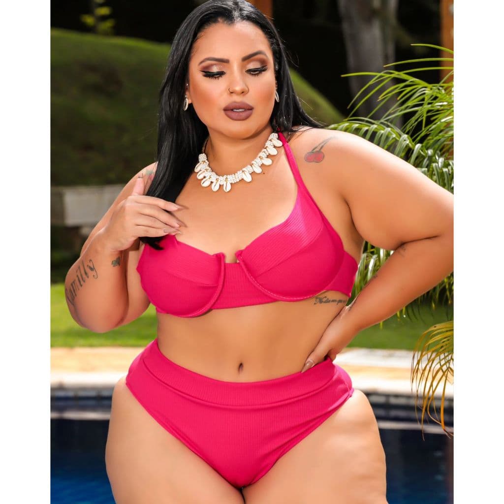 Biquíni Plus Size Feminino Hotpants Grande Verão Modal