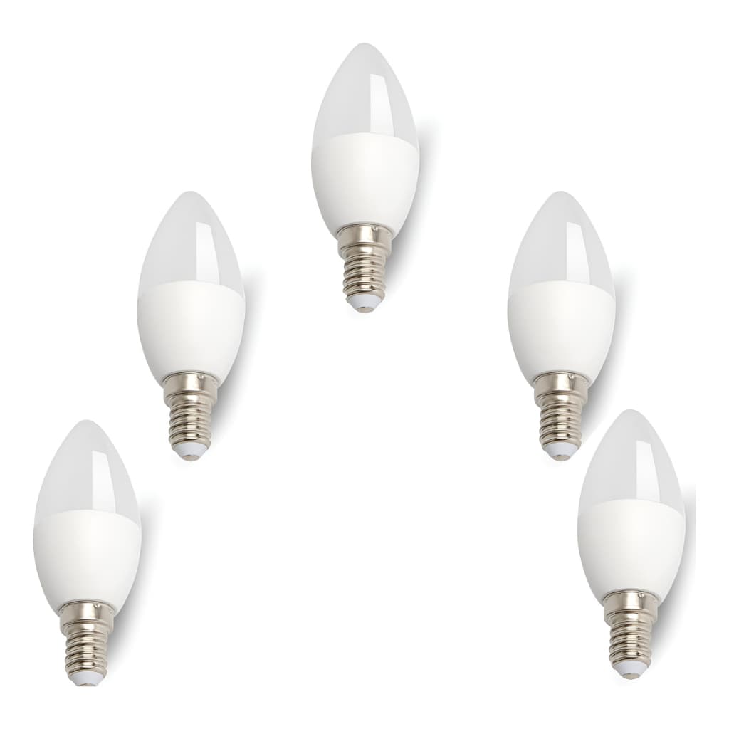 Lâmpada LED para Lustre Vela Fosca E14 Decoração Bivolt