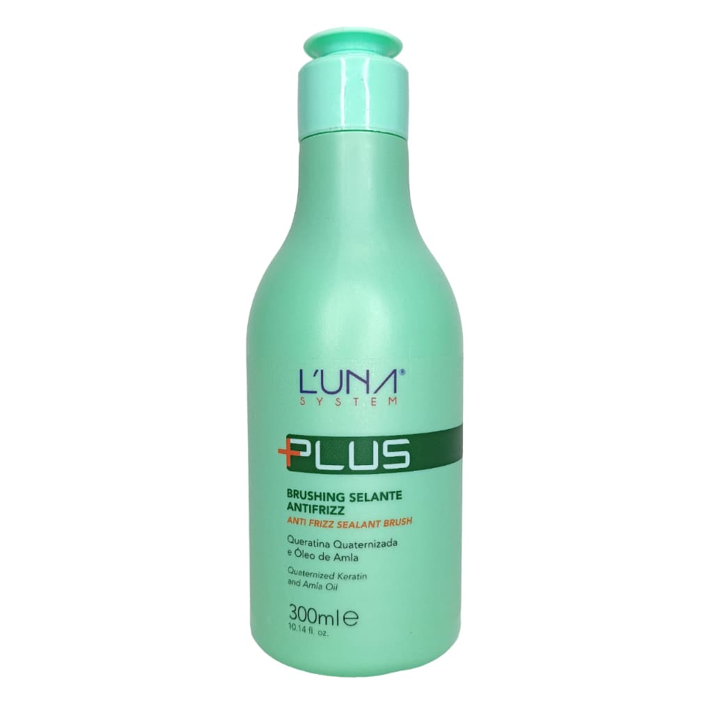 Brushing Selante Plus Luna System 300ml | Efeito Liso Prolongado | Queratina e Óleo de Amla | Proteção Térmica