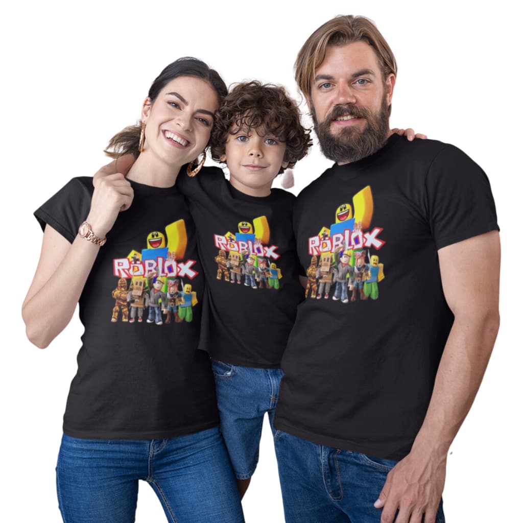 Camisas Camisetas Turma do Roblox Monte seu Kit Familia -Valor de 1 peça