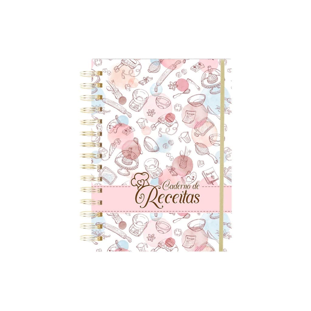 CADERNO DE RECEITAS PERSONALIZADO COM O NOME CAPA DURA