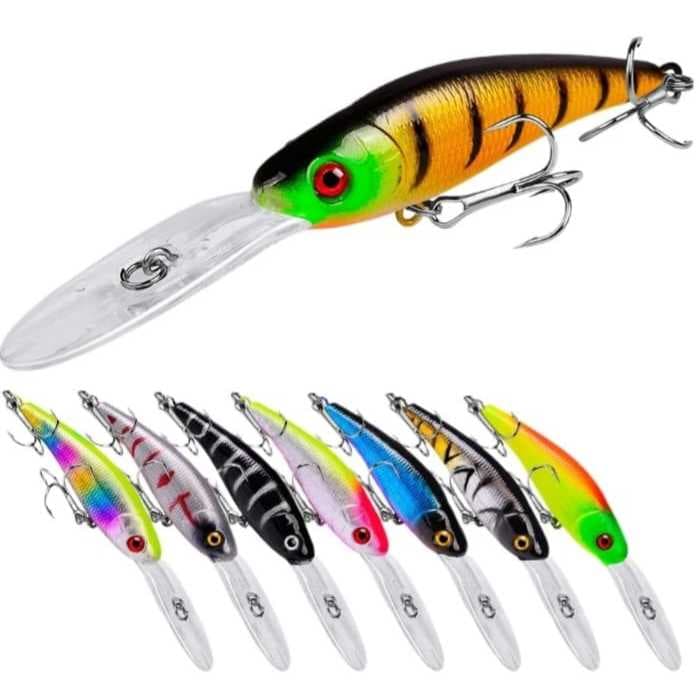 Isca Artificial Para pesca de Fundo Traíra Vermelho Robalo Dourado Tucunaré entre outras.